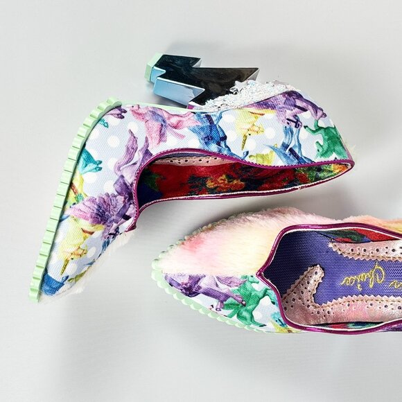 Irregular Choice Heaven’s Above Blue Lightning Heel Shoes – Size 39 - Picture 1 of 8